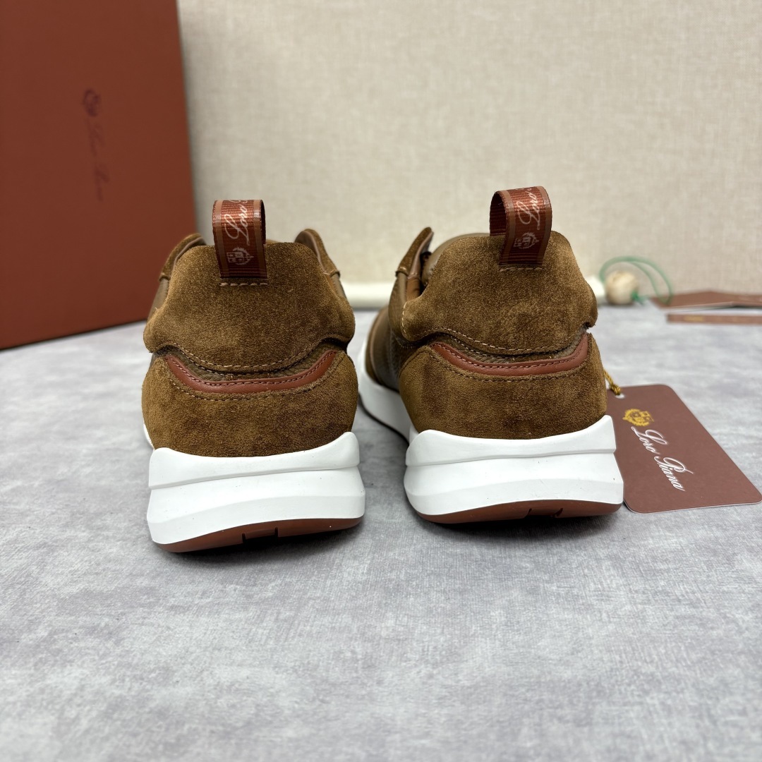 💋💍LP 家新品 Loro Pian* 诺悠*翩雅 Week End Walk 男士牛皮拼接