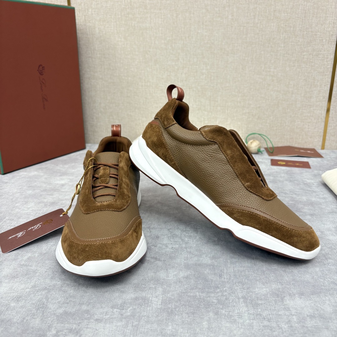 💋💍LP 家新品 Loro Pian* 诺悠*翩雅 Week End Walk 男士牛皮拼接