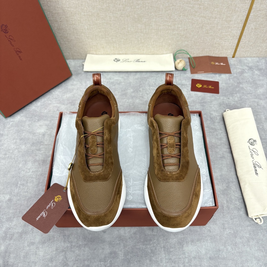💋💍LP 家新品 Loro Pian* 诺悠*翩雅 Week End Walk 男士牛皮拼接