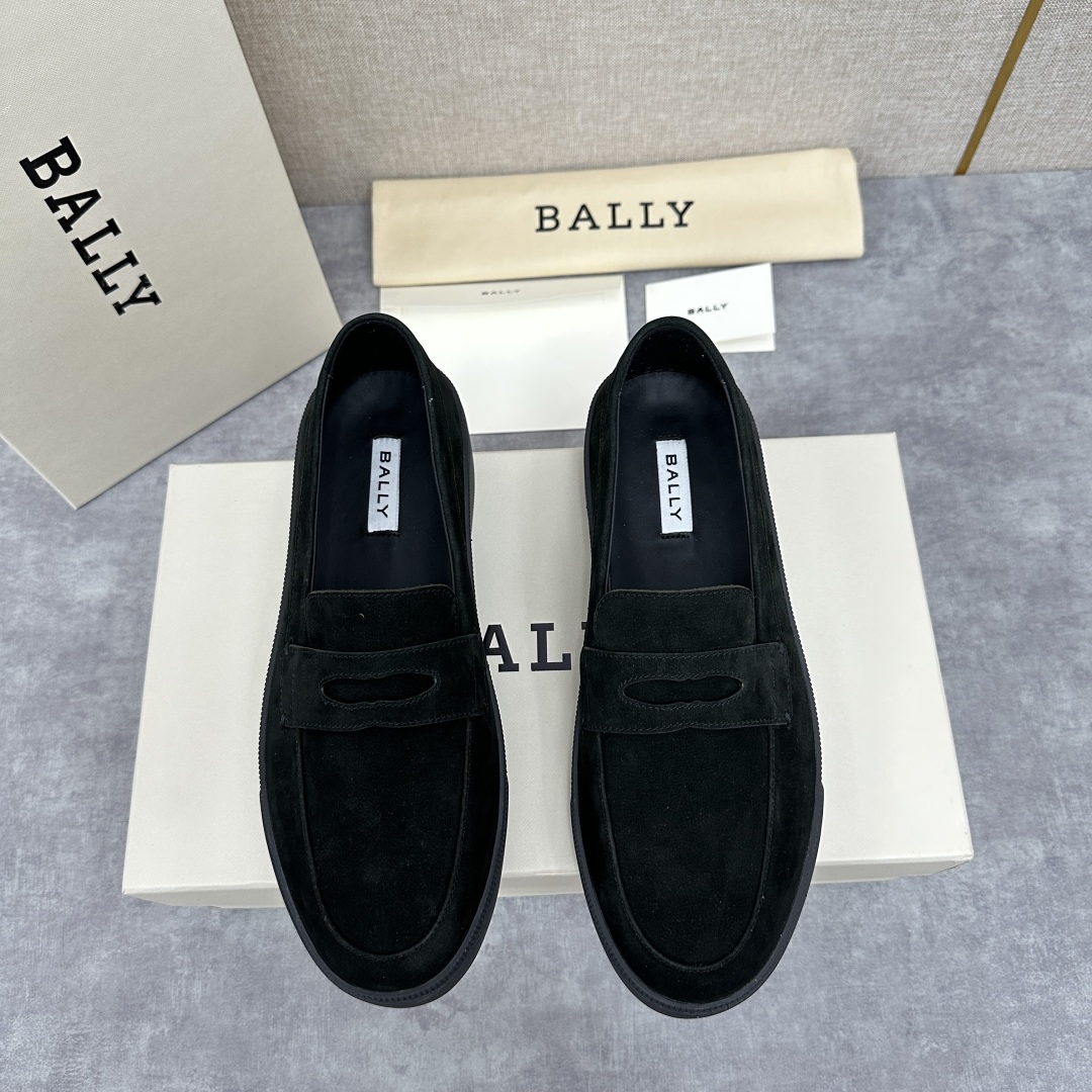 💋💍BL新品  BALL* 巴-利   抢先专柜款 新款 RAISE休闲运动乐福鞋   一脚蹬男鞋  高
