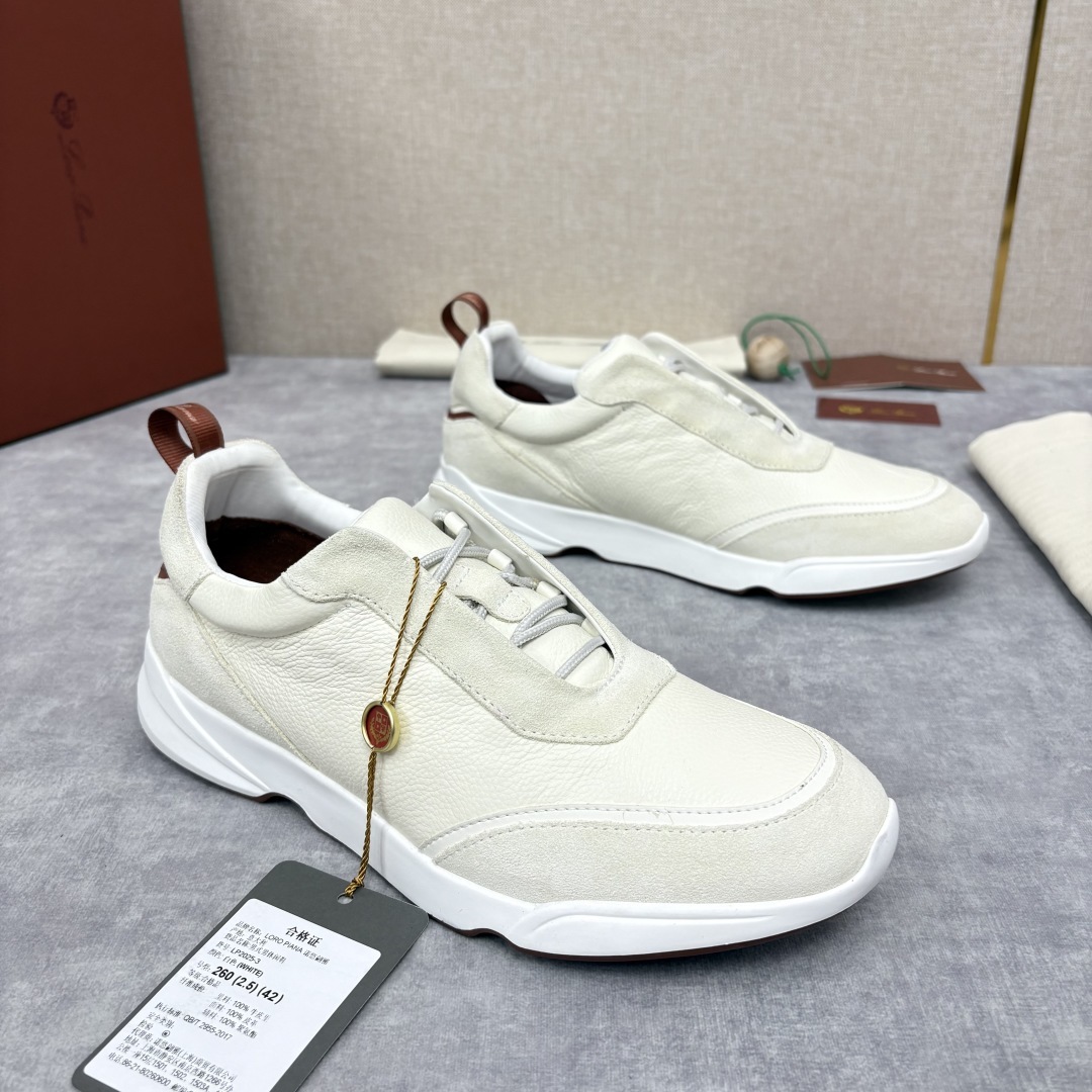 💋💍LP 家新品 Loro Pian* 诺悠*翩雅 Week End Walk 男士牛皮拼接