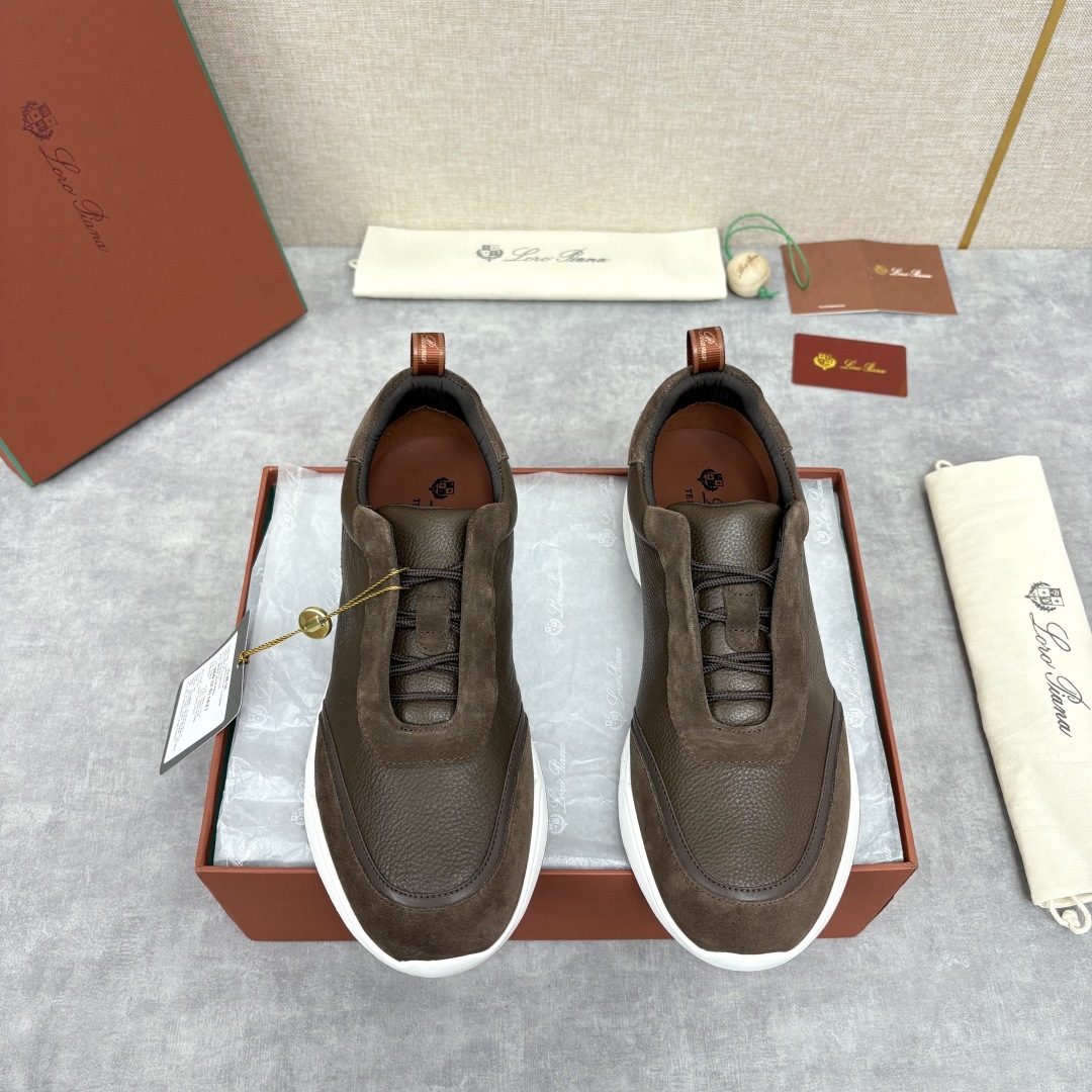 💋💍LP 家新品 Loro Pian* 诺悠*翩雅 Week End Walk 男士牛皮拼接