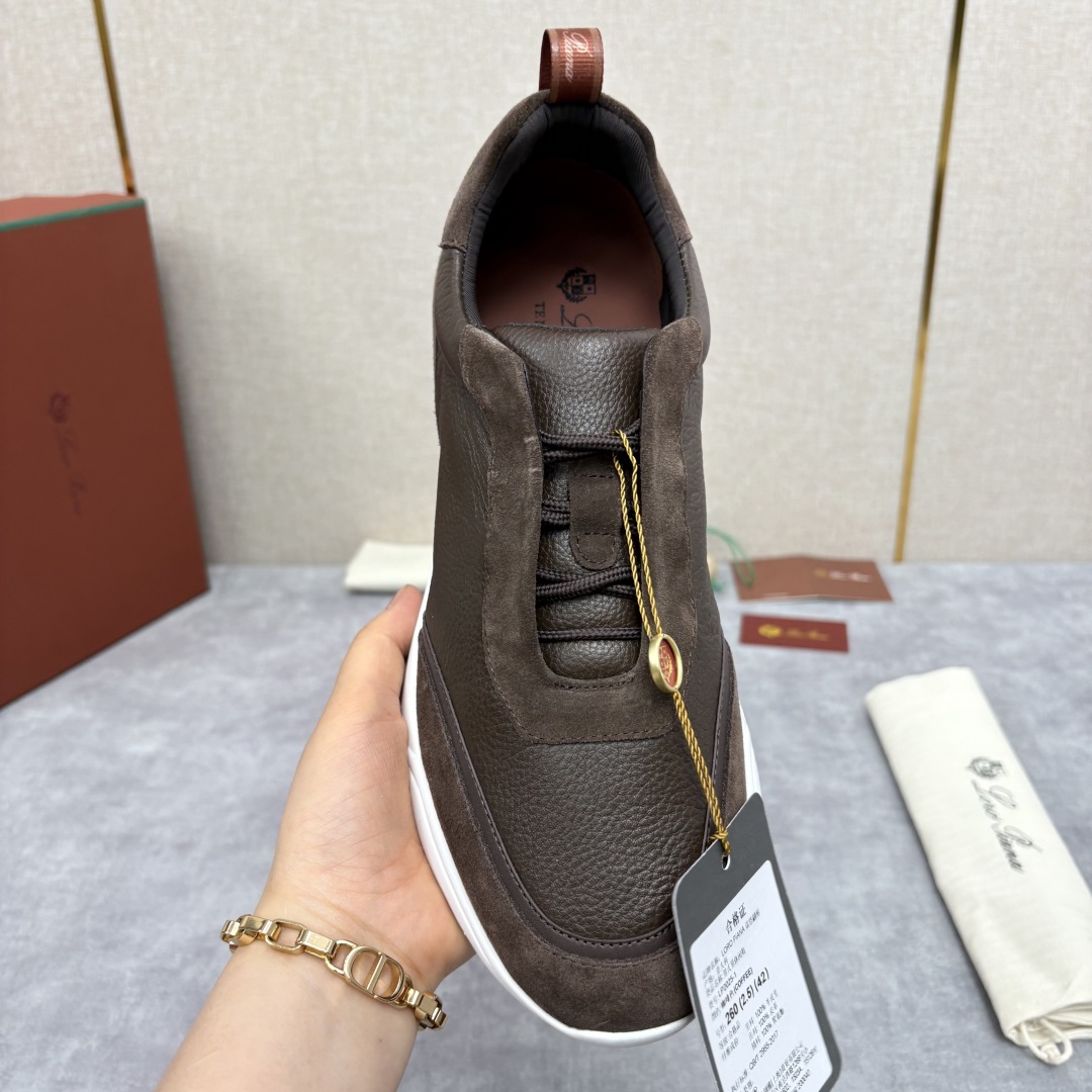 💋💍LP 家新品 Loro Pian* 诺悠*翩雅 Week End Walk 男士牛皮拼接