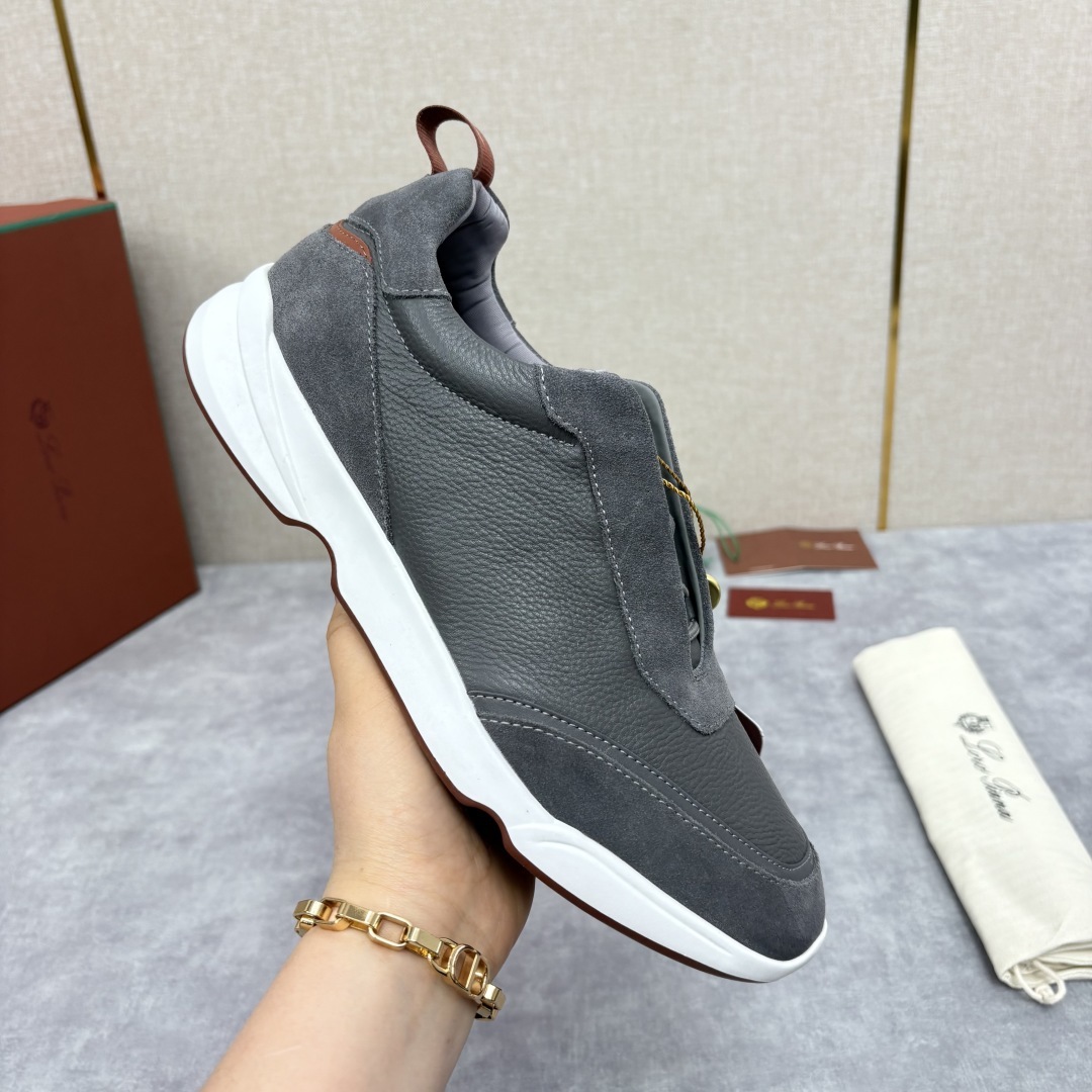 💋💍LP 家新品 Loro Pian* 诺悠*翩雅 Week End Walk 男士牛皮拼接