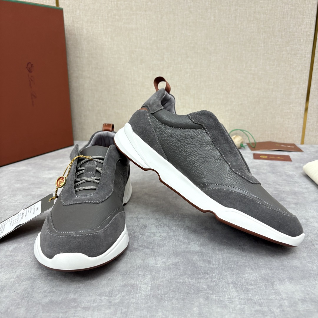 💋💍LP 家新品 Loro Pian* 诺悠*翩雅 Week End Walk 男士牛皮拼接