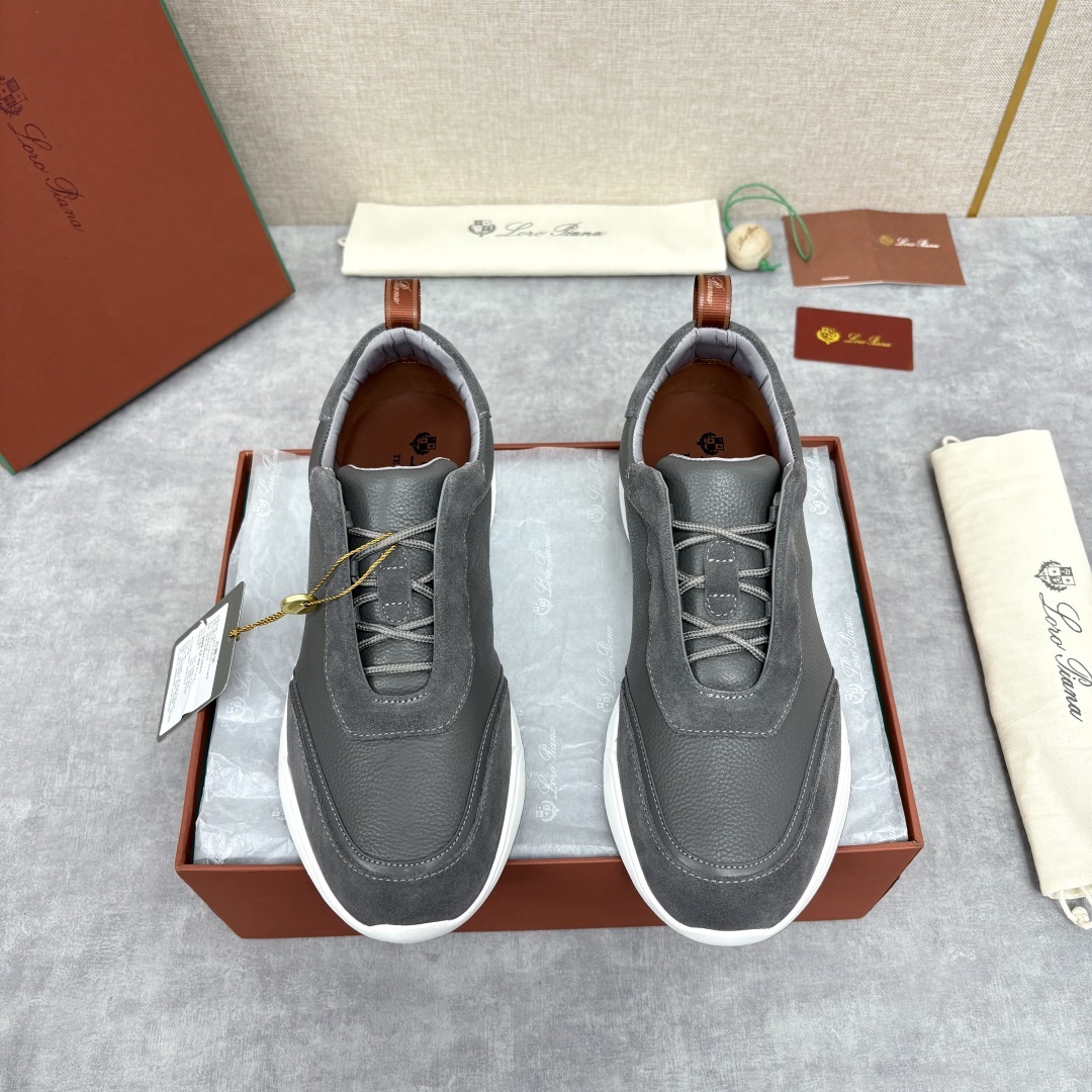 💋💍LP 家新品 Loro Pian* 诺悠*翩雅 Week End Walk 男士牛皮拼接