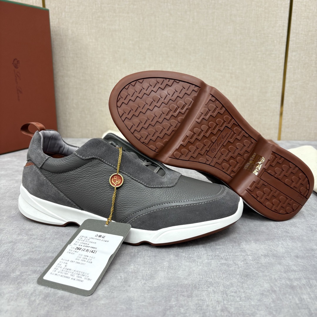 💋💍LP 家新品 Loro Pian* 诺悠*翩雅 Week End Walk 男士牛皮拼接