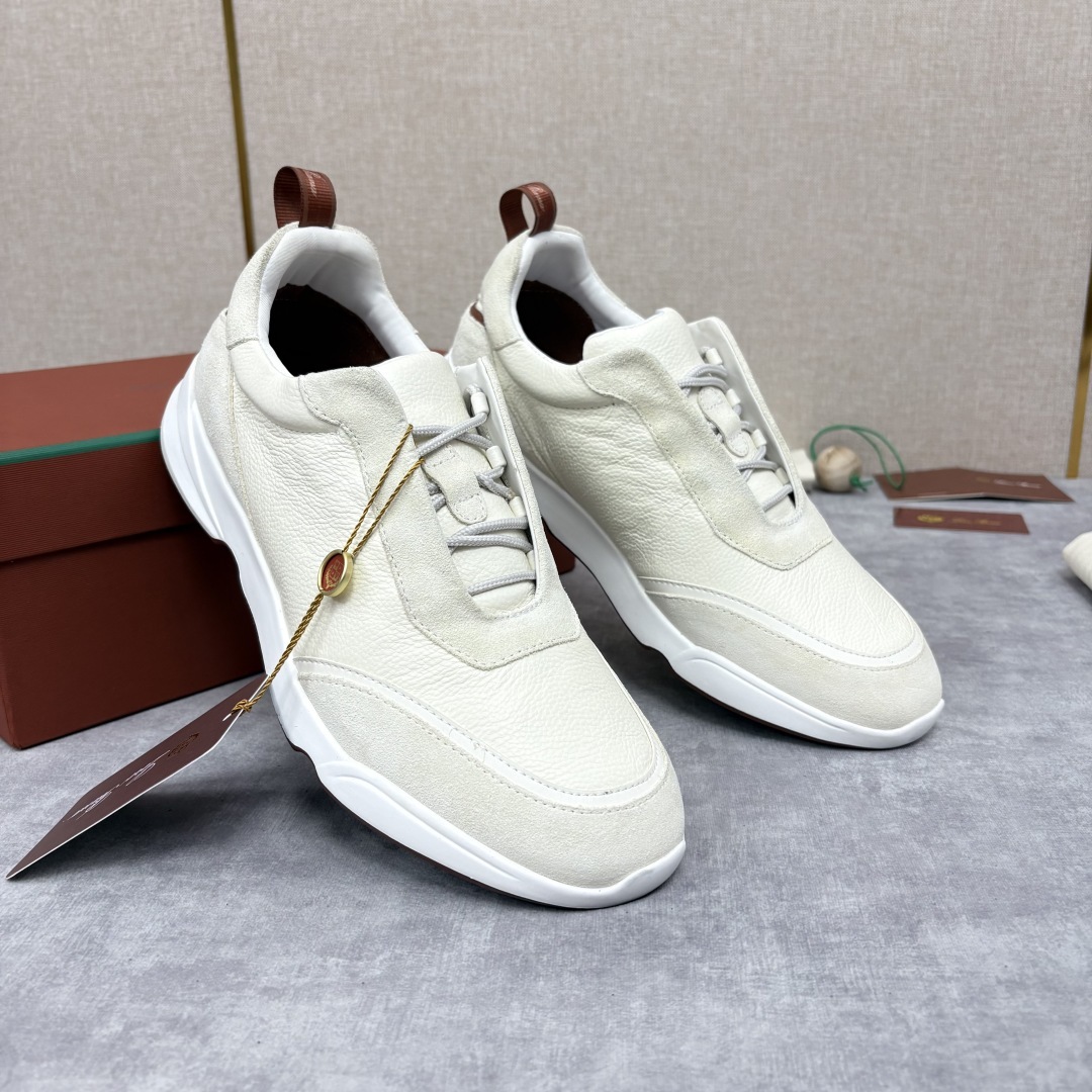 💋💍LP 家新品 Loro Pian* 诺悠*翩雅 Week End Walk 男士牛皮拼接