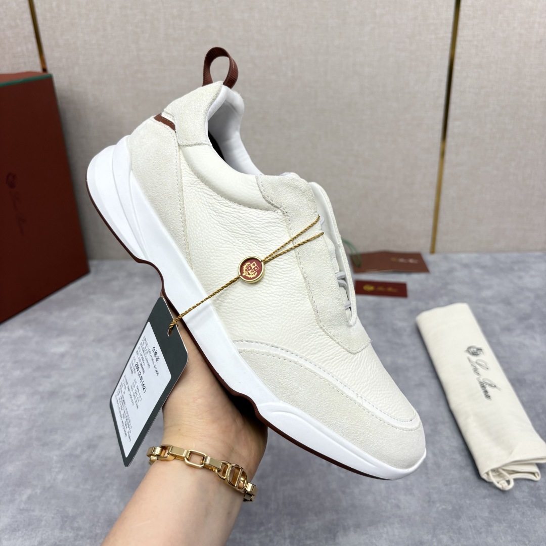 💋💍LP 家新品 Loro Pian* 诺悠*翩雅 Week End Walk 男士牛皮拼接