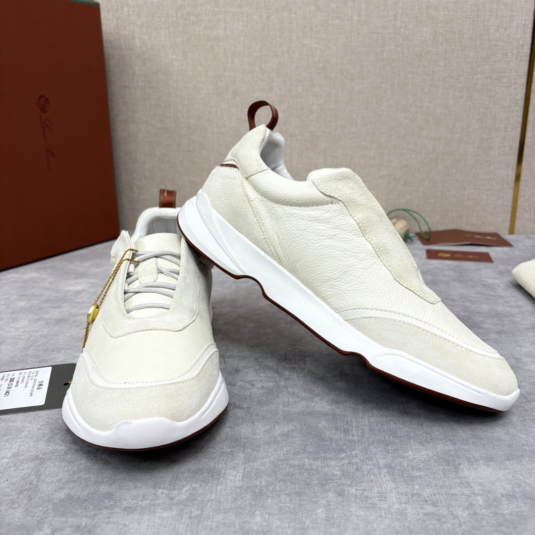💋💍LP 家新品 Loro Pian* 诺悠*翩雅 Week End Walk 男士牛皮拼接