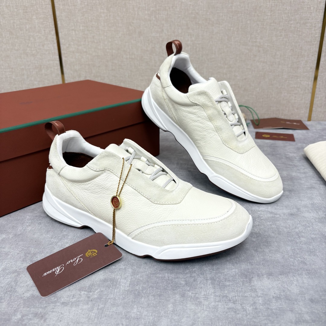 💋💍LP 家新品 Loro Pian* 诺悠*翩雅 Week End Walk 男士牛皮拼接