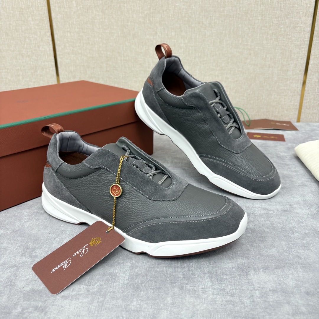💋💍LP 家新品 Loro Pian* 诺悠*翩雅 Week End Walk 男士牛皮拼接