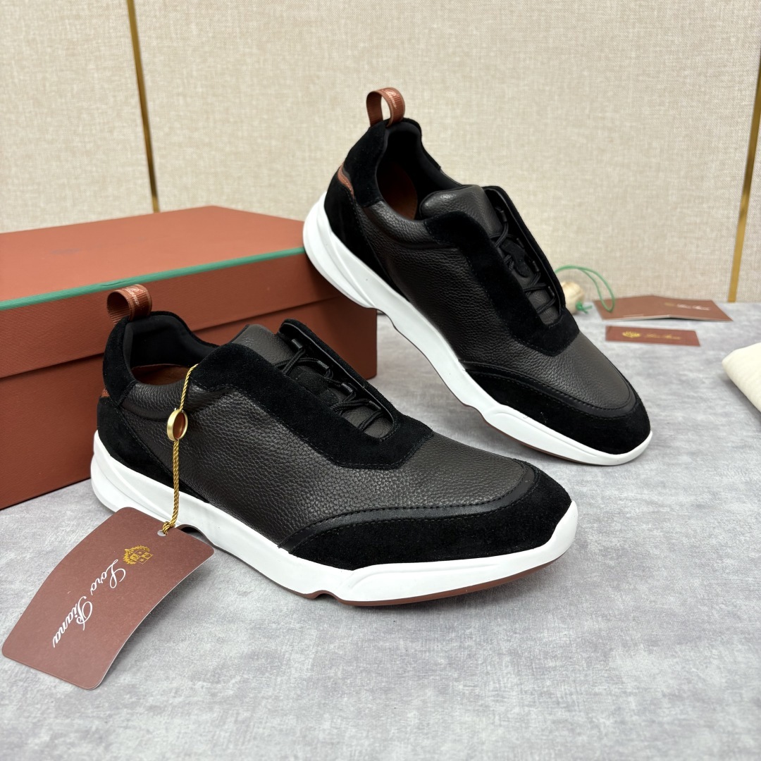 💋💍LP 家新品 Loro Pian* 诺悠*翩雅 Week End Walk 男士牛皮拼接