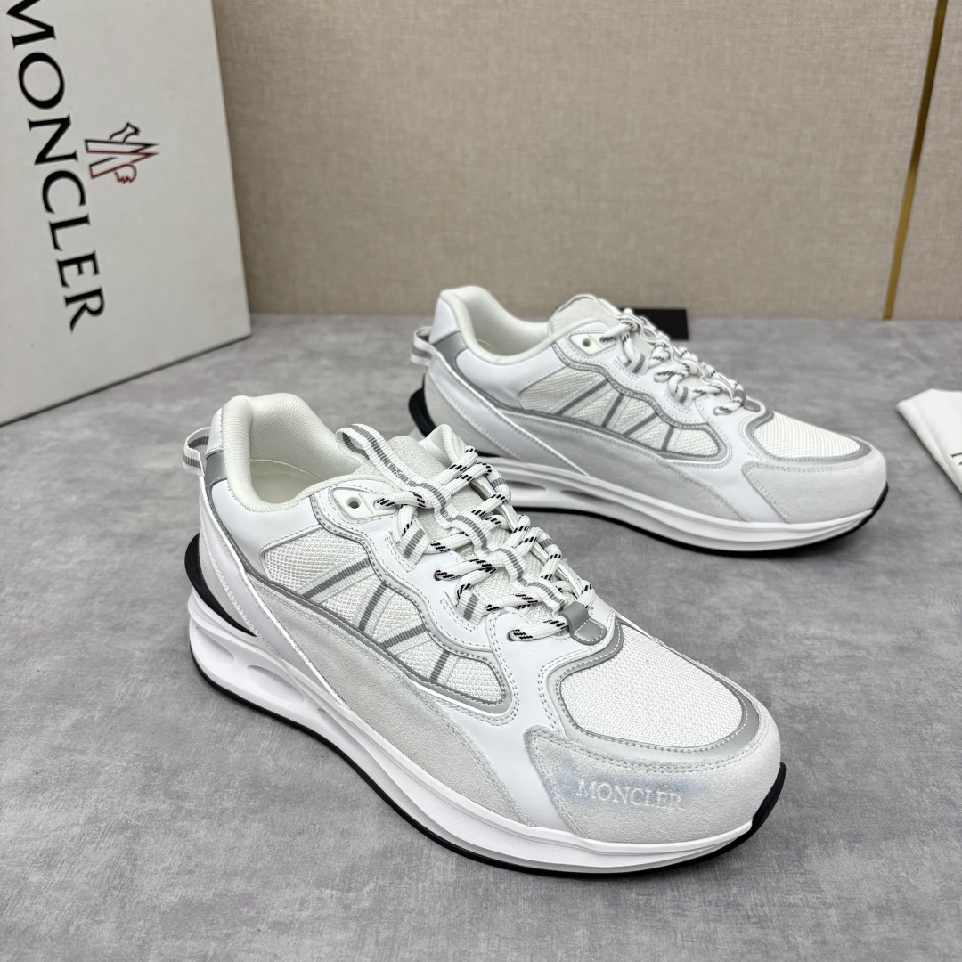 💋💍Moncle*   蒙-口   新品男士休闲运动鞋     选用多种材质拼接撞色设计   具有舒适防