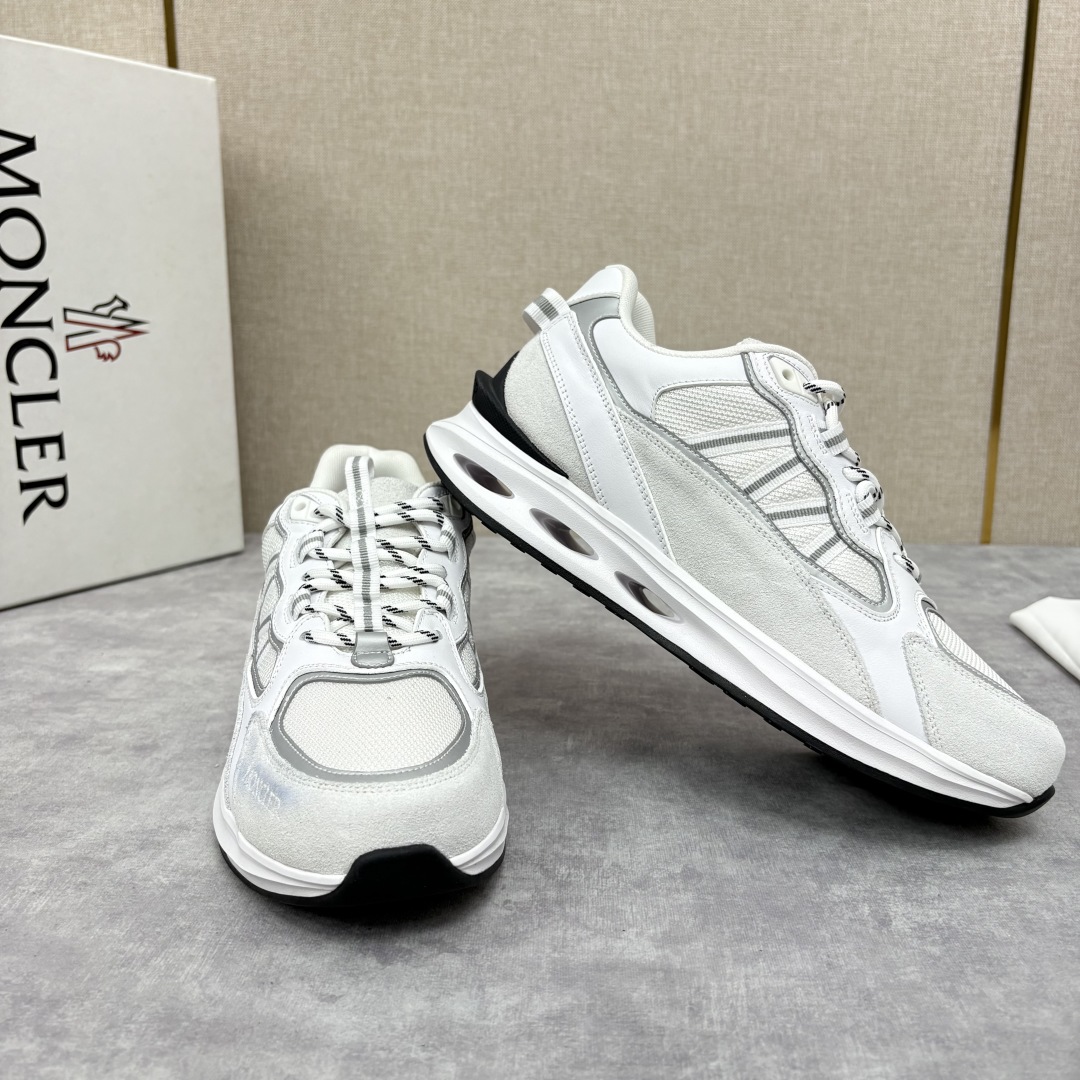 💋💍Moncle*   蒙-口   新品男士休闲运动鞋     选用多种材质拼接撞色设计   具有舒适防