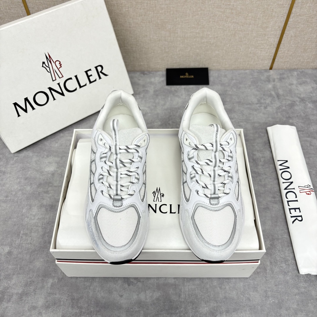 💋💍Moncle*   蒙-口   新品男士休闲运动鞋     选用多种材质拼接撞色设计   具有舒适防