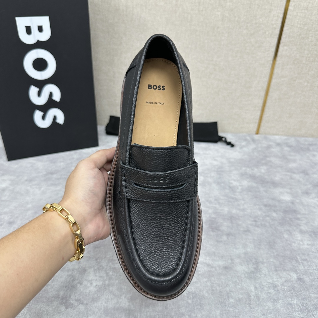 💋💍BOS*男士经典新款厚底发泡橡胶乐福鞋  街头风范 极富时髦魅力 加厚轻质橡胶鞋底 极度舒适款式 由