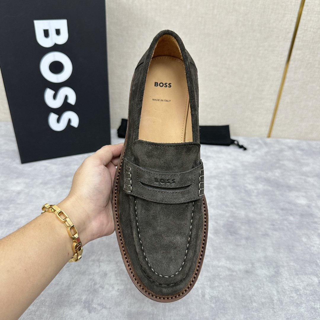 💋💍BOS*男士经典新款厚底发泡橡胶乐福鞋  街头风范 极富时髦魅力 加厚轻质橡胶鞋底 极度舒适款式 由