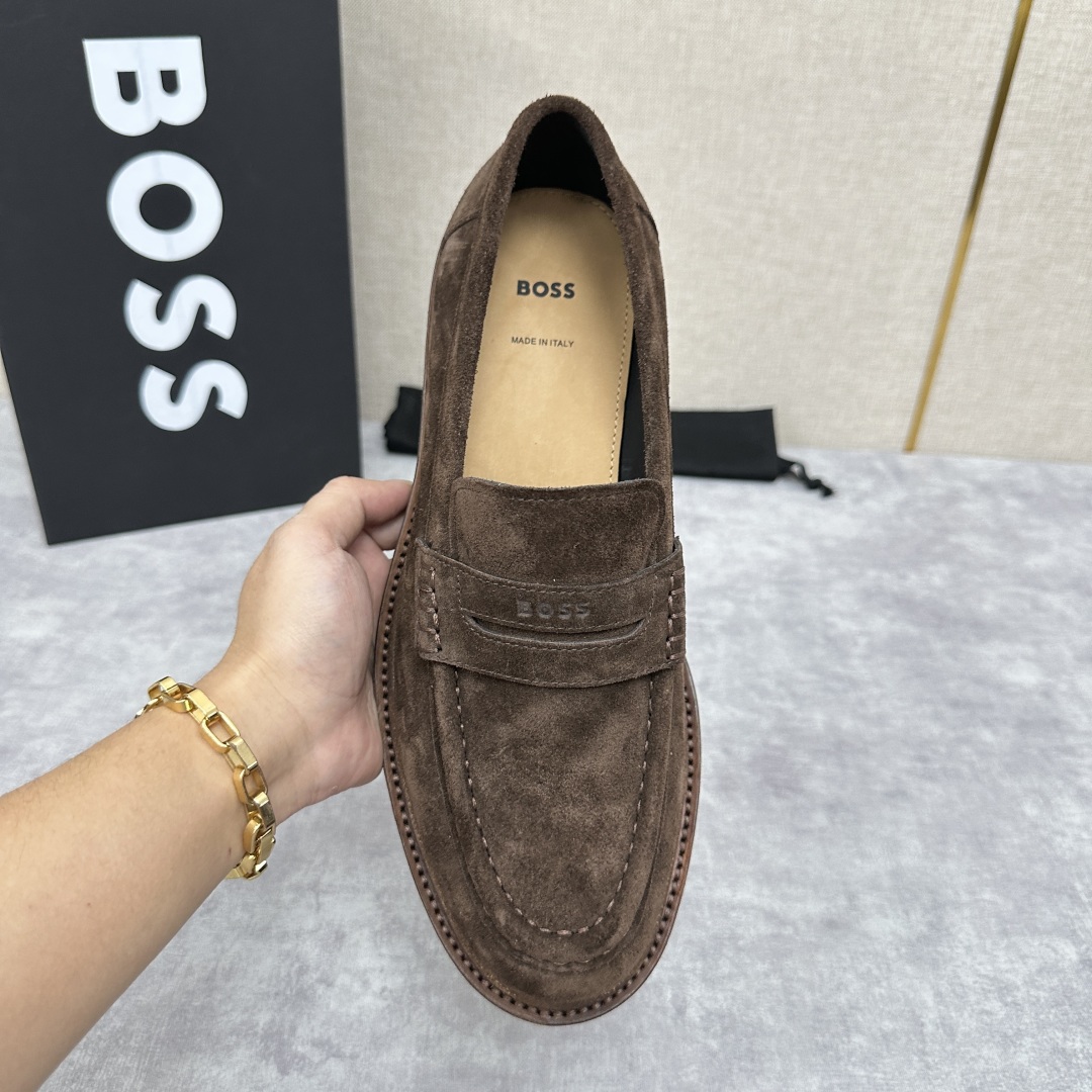 💋💍BOS*男士经典新款厚底发泡橡胶乐福鞋  街头风范 极富时髦魅力 加厚轻质橡胶鞋底 极度舒适款式 由