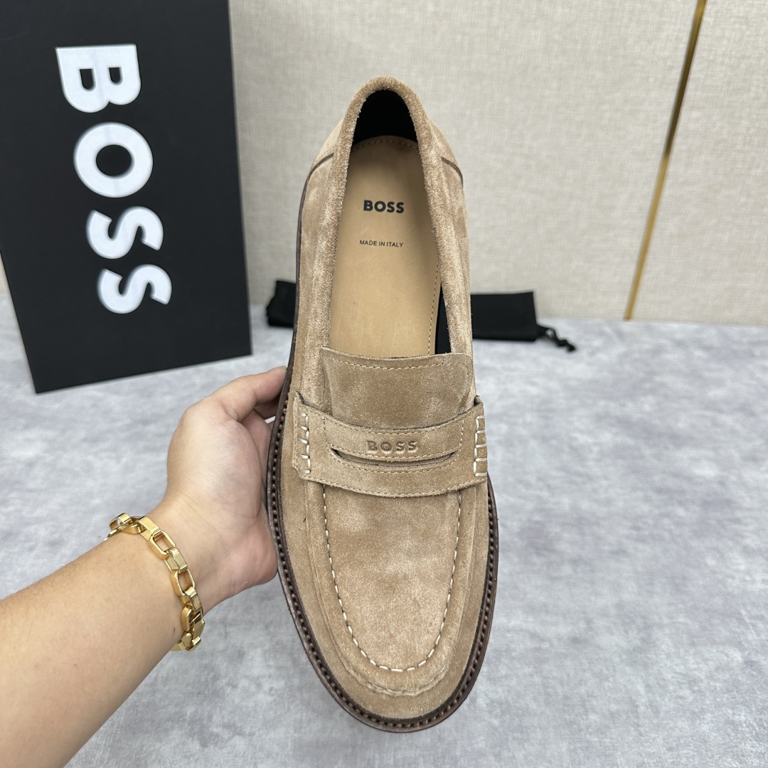 💋💍BOS*男士经典新款厚底发泡橡胶乐福鞋  街头风范 极富时髦魅力 加厚轻质橡胶鞋底 极度舒适款式 由