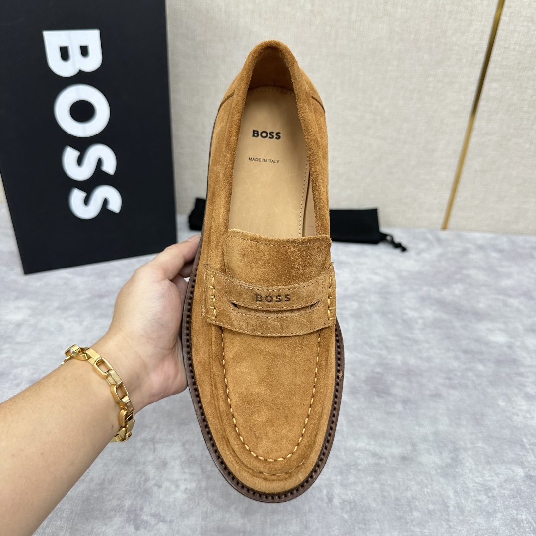 💋💍BOS*男士经典新款厚底发泡橡胶乐福鞋  街头风范 极富时髦魅力 加厚轻质橡胶鞋底 极度舒适款式 由