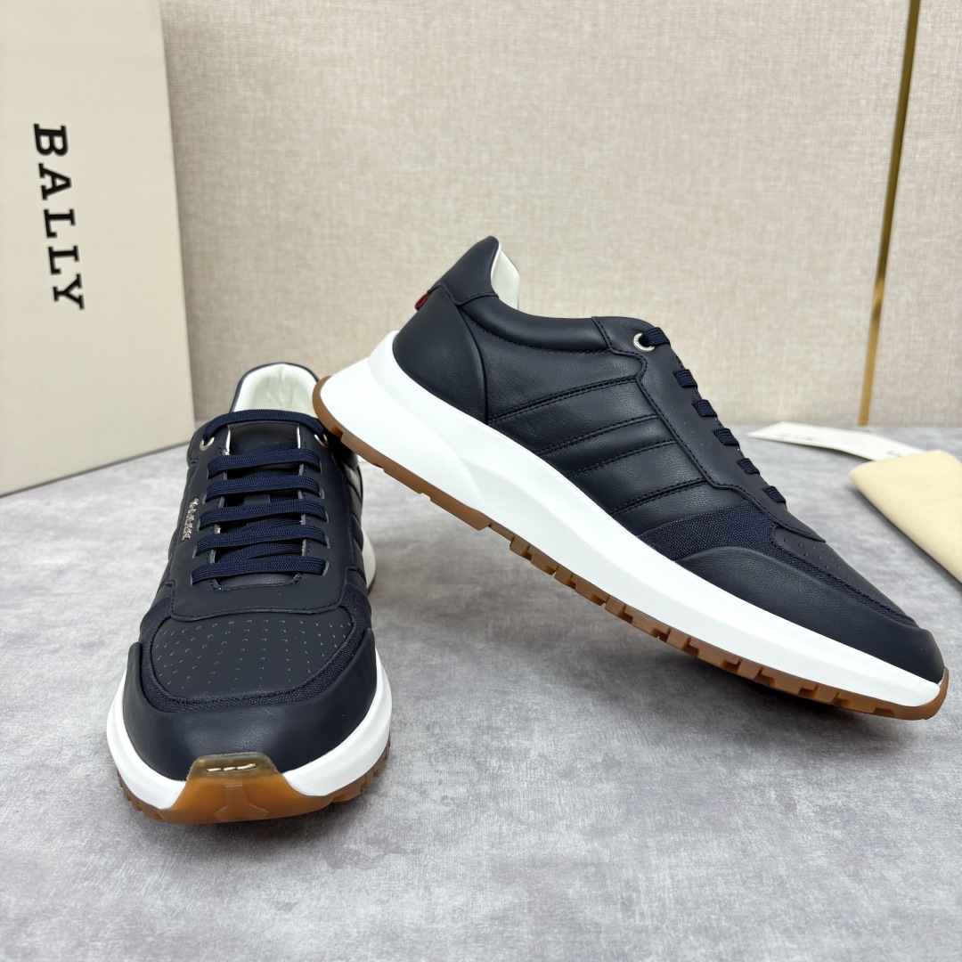💋💍BL家新品 BAL*Y 巴-利 Dessye 低帮拼接新款休闲运动鞋 高品质细节