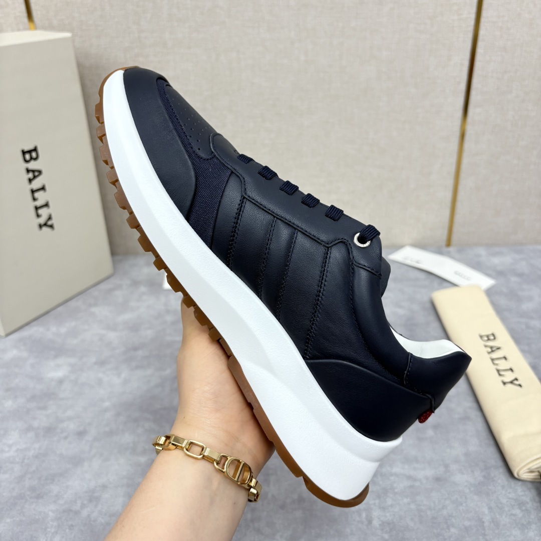 💋💍BL家新品 BAL*Y 巴-利 Dessye 低帮拼接新款休闲运动鞋 高品质细节