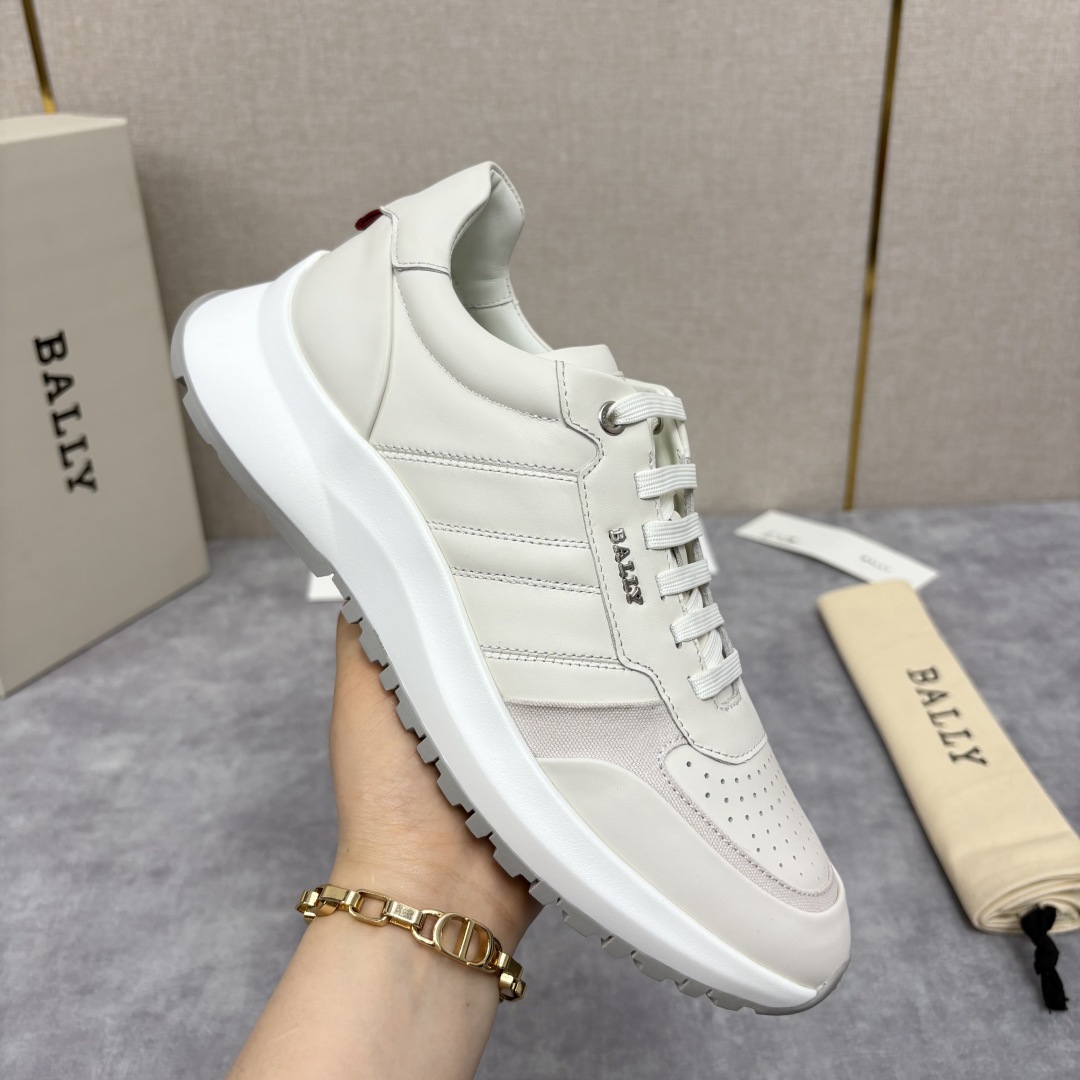 💋💍BL家新品   BAL*Y  巴-利   Dessye 低帮拼接新款休闲运动鞋    高品质细节  