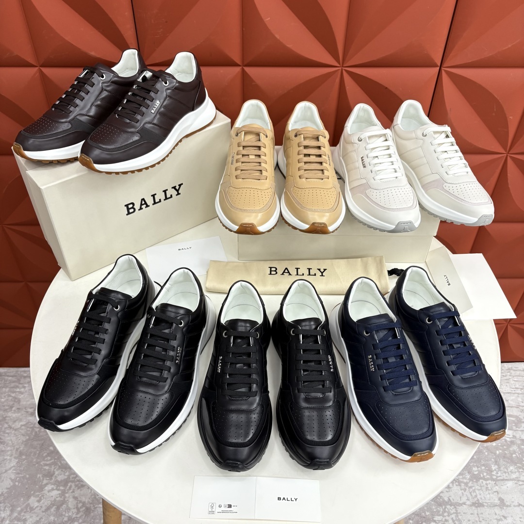 💋💍BL家新品 BAL*Y 巴-利 Dessye 低帮拼接新款休闲运动鞋 高品质细节