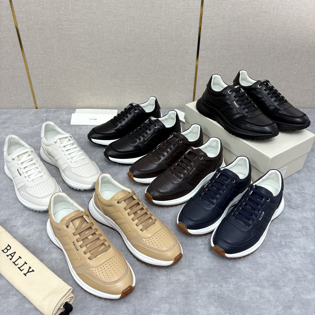 💋💍BL家新品 BAL*Y 巴-利 Dessye 低帮拼接新款休闲运动鞋 高品质细节