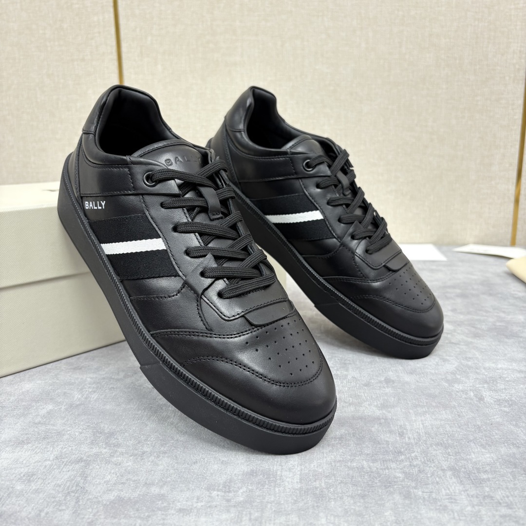 💋💍BL家新品 巴-利 BALL* 小白鞋系列新品上架 Tennis 条纹细节休闲运动鞋板鞋