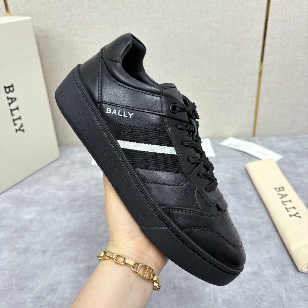 💋💍BL家新品 巴-利 BALL* 小白鞋系列新品上架 Tennis 条纹细节休闲运动鞋板鞋