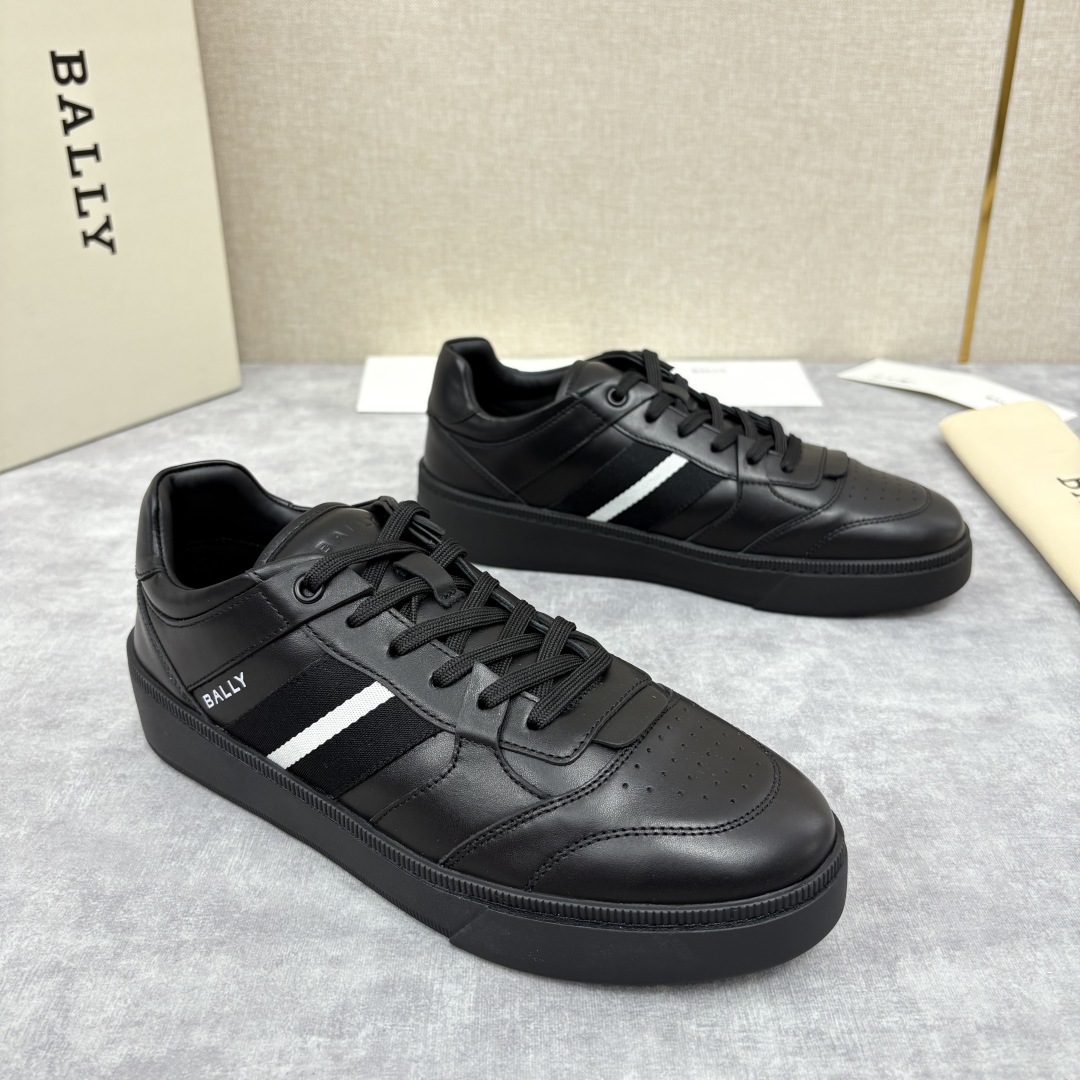 💋💍BL家新品 巴-利 BALL* 小白鞋系列新品上架 Tennis 条纹细节休闲运动鞋板鞋