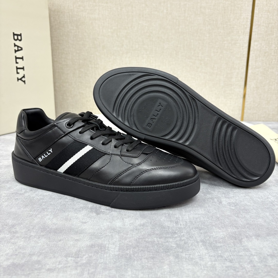 💋💍BL家新品 巴-利 BALL* 小白鞋系列新品上架 Tennis 条纹细节休闲运动鞋板鞋