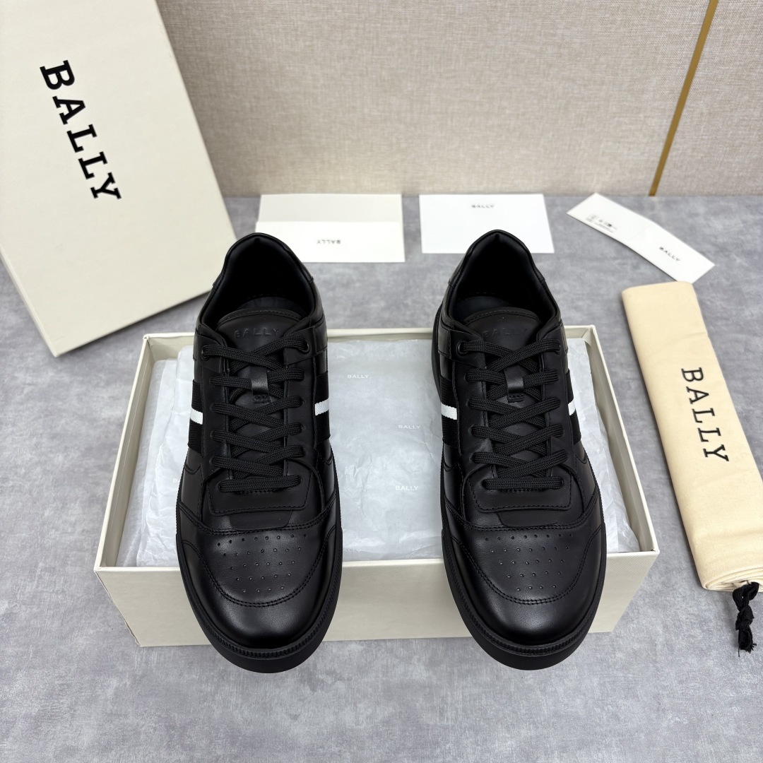 💋💍BL家新品 巴-利 BALL* 小白鞋系列新品上架 Tennis 条纹细节休闲运动鞋板鞋