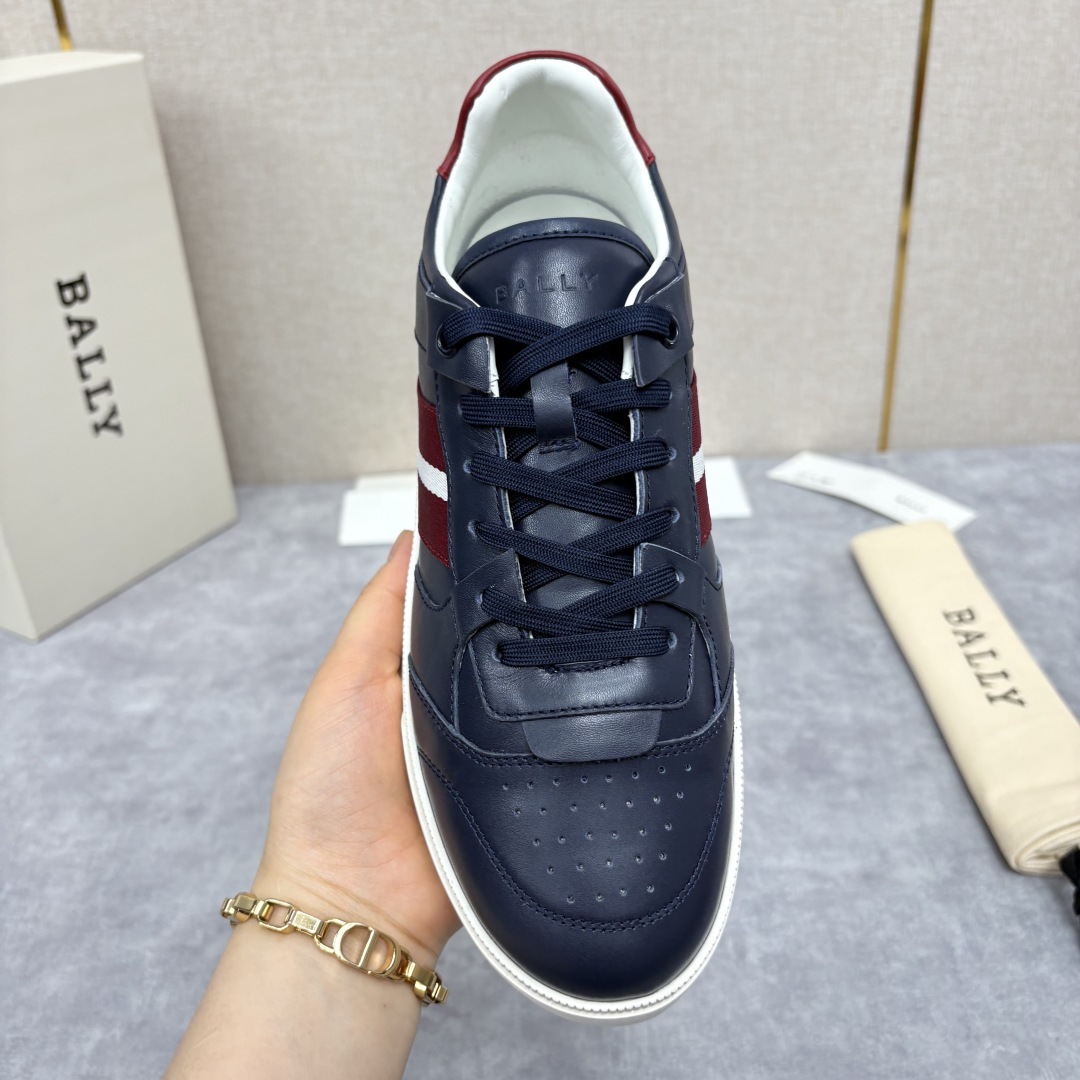 💋💍BL家新品 巴-利 BALL* 小白鞋系列新品上架 Tennis 条纹细节休闲运动鞋板鞋