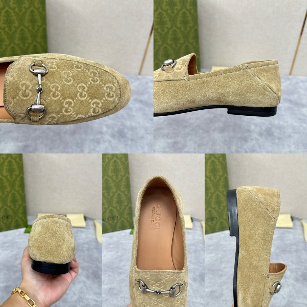 💋💍G家新品 GUCC* 古~ Jordaan系列男士马衔扣改色乐福鞋皮鞋 官方7,600 采用进