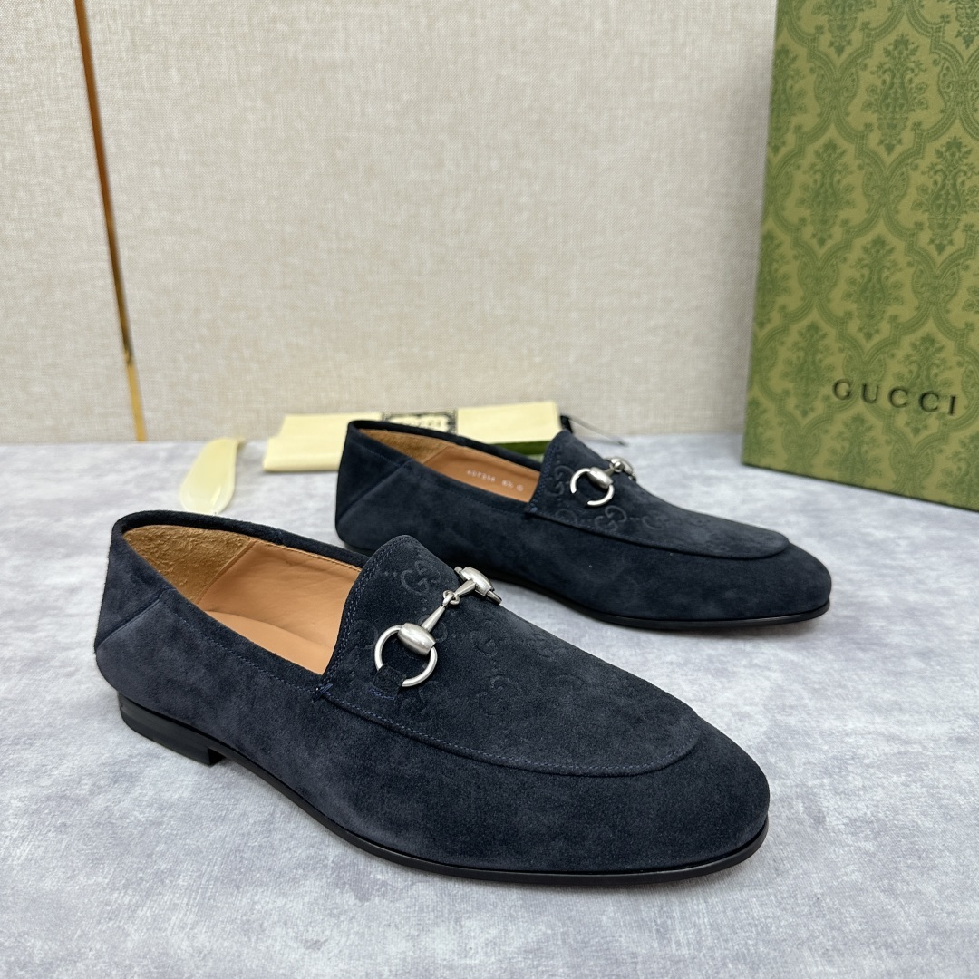 💋💍G家新品 GUCC* 古~ Jordaan系列男士马衔扣改色乐福鞋皮鞋 官方7,600 采用进