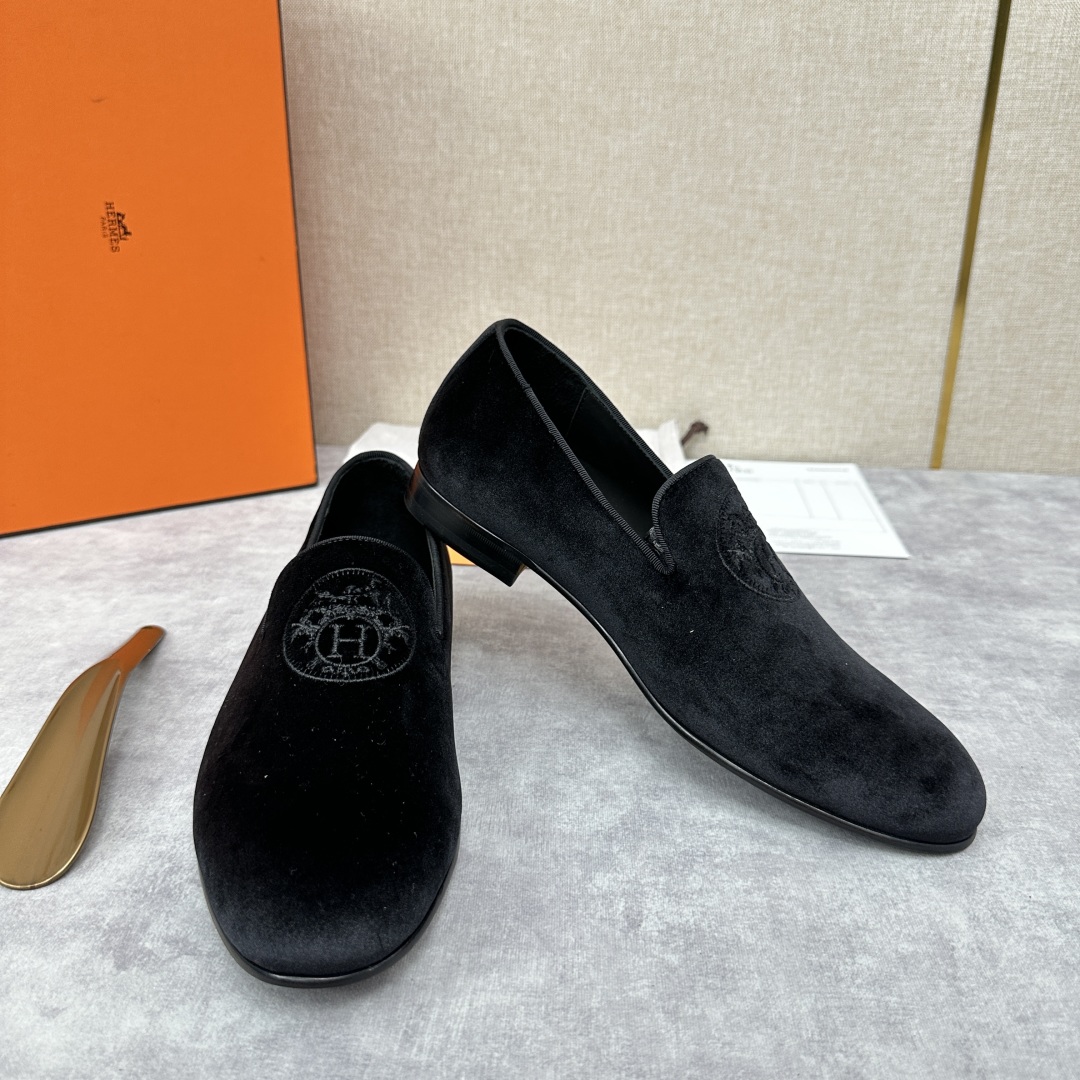 💋💍H家新品   Herme*  爱马-仕  德比乐福鞋皮鞋       官方RM B 8.650   