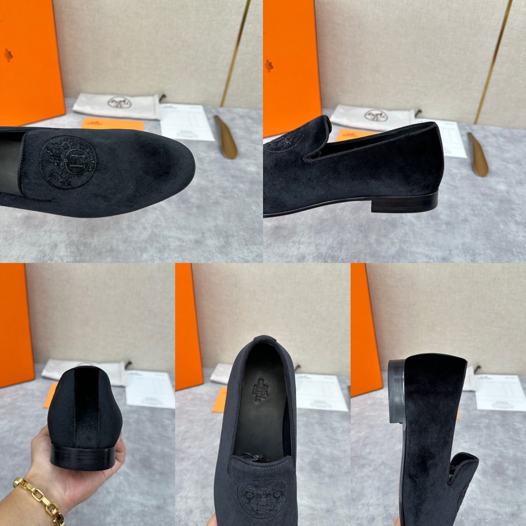 💋💍H家新品   Herme*  爱马-仕  德比乐福鞋皮鞋       官方RM B 8.650   