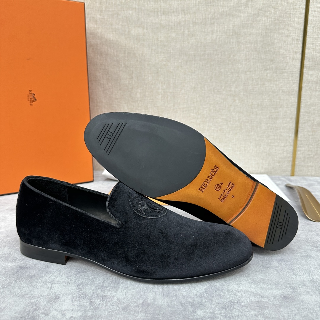 💋💍H家新品   Herme*  爱马-仕  德比乐福鞋皮鞋       官方RM B 8.650   