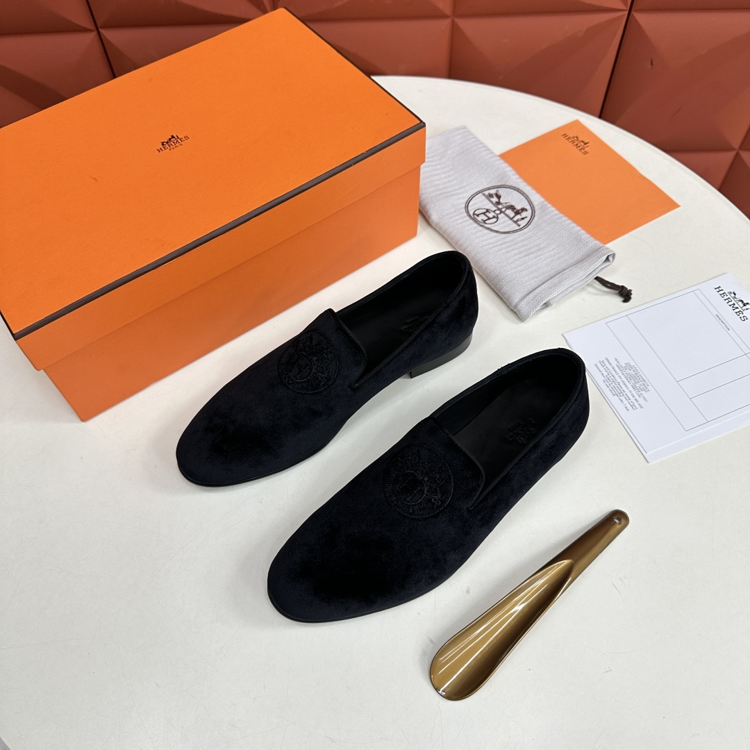 💋💍H家新品   Herme*  爱马-仕  德比乐福鞋皮鞋       官方RM B 8.650   
