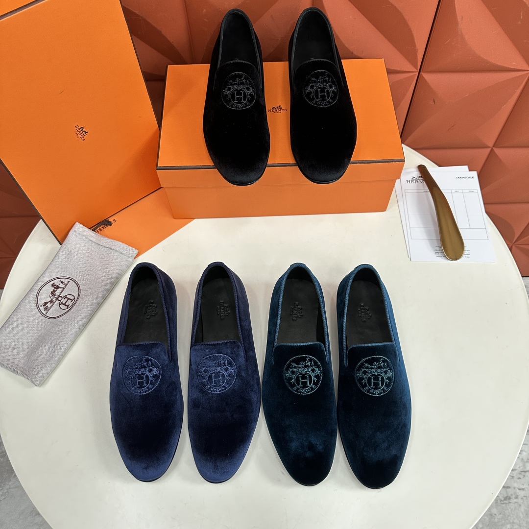 💋💍H家新品   Herme*  爱马-仕  德比乐福鞋皮鞋       官方RM B 8.650   