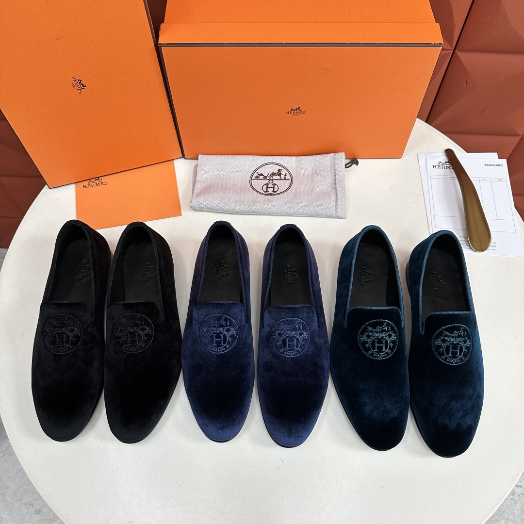 💋💍H家新品   Herme*  爱马-仕  德比乐福鞋皮鞋       官方RM B 8.650   