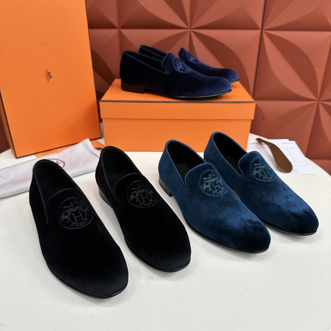 💋💍H家新品   Herme*  爱马-仕  德比乐福鞋皮鞋       官方RM B 8.650   
