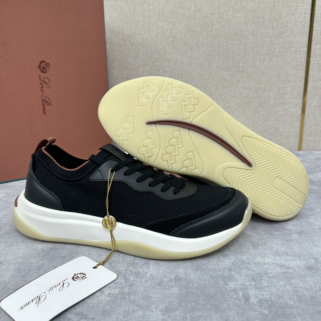 💋💍LP 家新品运动鞋 Loro Pian* 诺悠*翩雅 Week End Walk 男士飞