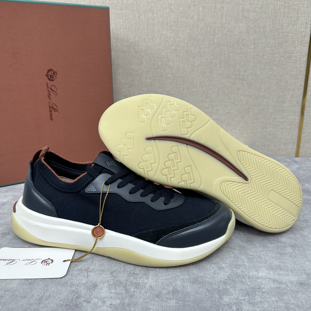 💋💍LP 家新品运动鞋 Loro Pian* 诺悠*翩雅 Week End Walk 男士飞