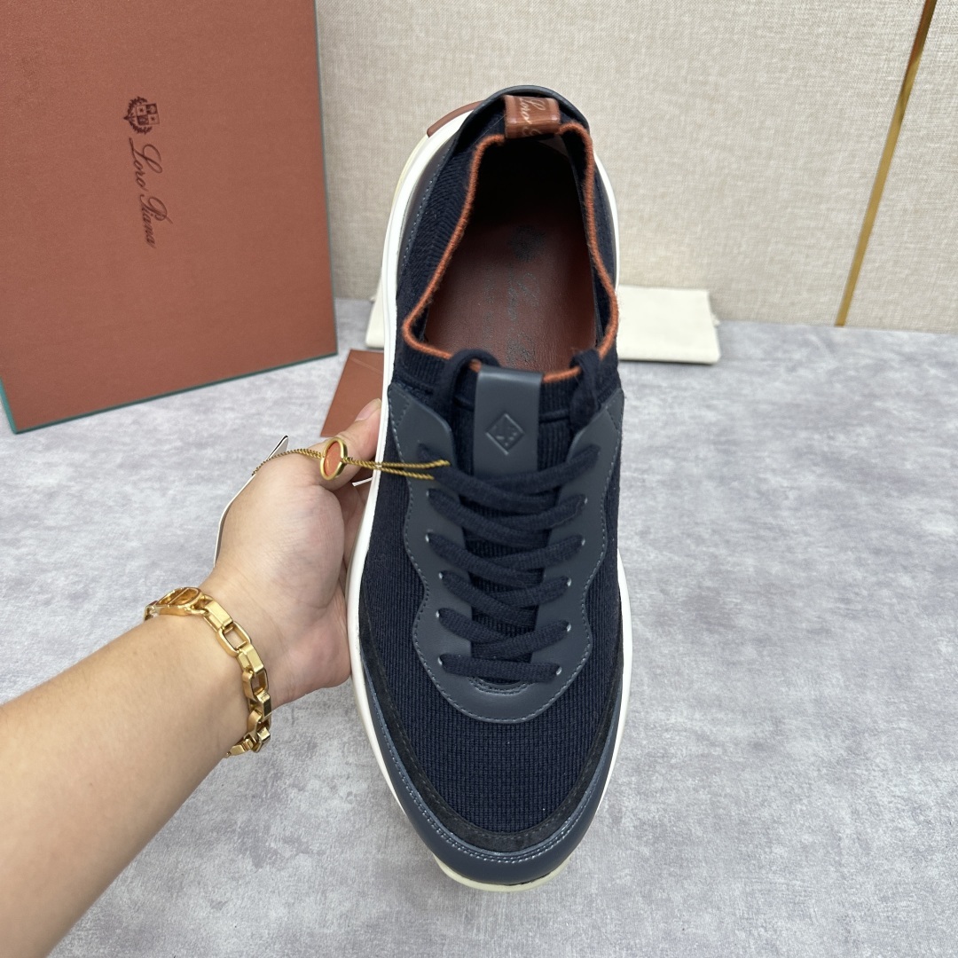 💋💍LP 家新品运动鞋 Loro Pian* 诺悠*翩雅 Week End Walk 男士飞