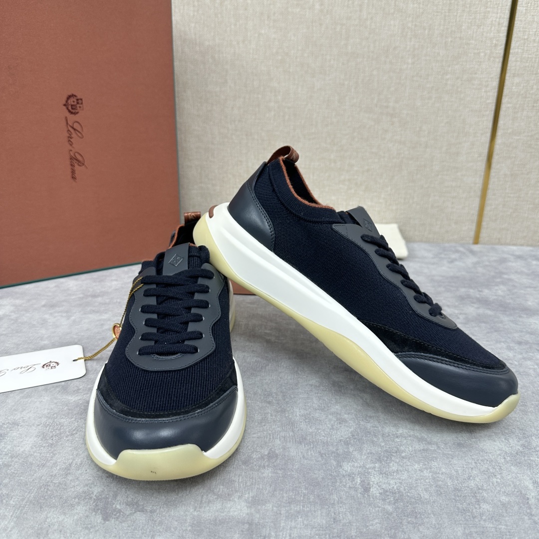 💋💍LP 家新品运动鞋 Loro Pian* 诺悠*翩雅 Week End Walk 男士飞
