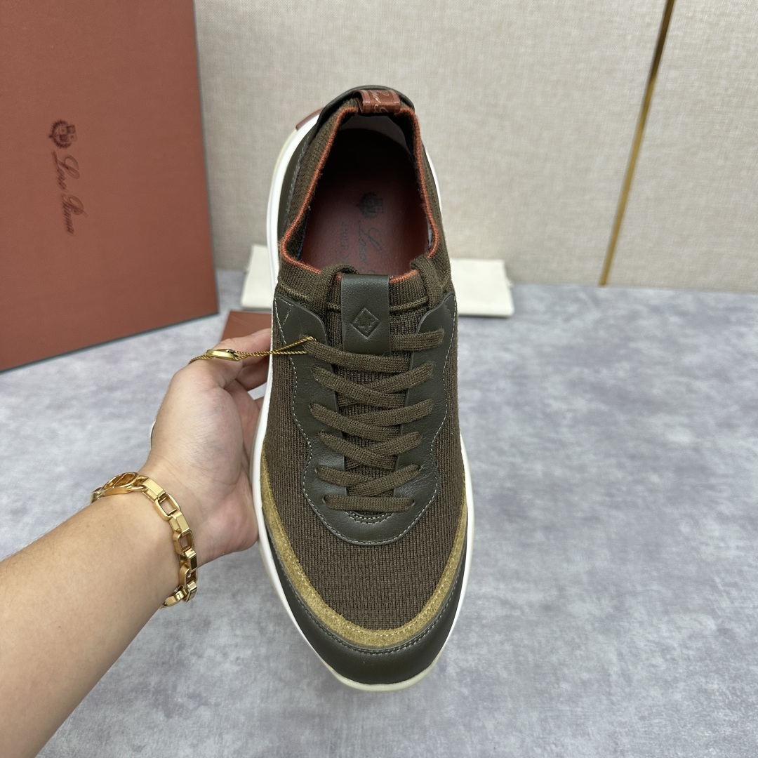 💋💍LP 家新品运动鞋 Loro Pian* 诺悠*翩雅 Week End Walk 男士飞